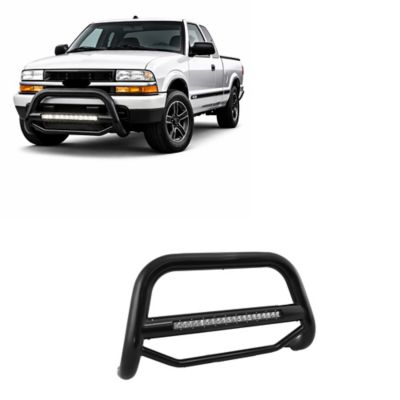Black Horse Off Road Max Beacon Bull Bar Black Fits 98-04 Chevrolet Blazer