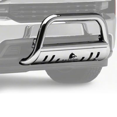 Black Horse Off Road Bull Bar Stainless Fits 19-25 GMC Sierra 1500
