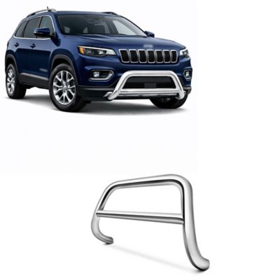 Black Horse Off Road A Bar, Stainless, Fits 22-24 Jeep Cherokee.