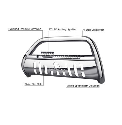 Image showing  Beacon Bull Bar Stainless Fits 22-24 Hyundai Tucson