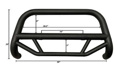 Image showing  Max T Bull Bar Black Fits 20-25 Jeep Gladiator
