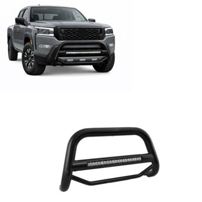 Black Horse Off Road Max Beacon Bull Bar Black Fits 05-21 Nissan Frontier