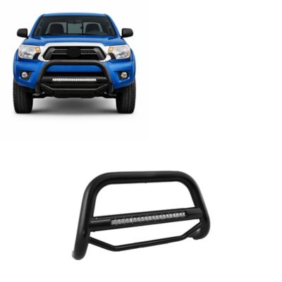 Black Horse Off Road Max Beacon Bull Bar Black Fits 05-15 Toyota Tacoma