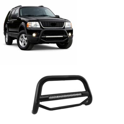 Black Horse Off Road Max Beacon Bull Bar Black Fits 02-05 Ford Explorer