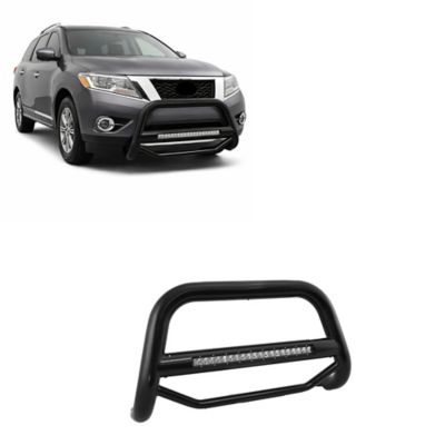 Black Horse Off Road Max Beacon Bull Bar Black Fits 13-21 Nissan Pathfinder