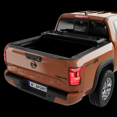 Image showing  AL4 Tri-Fold Tonneay Cover for 05-21 Nissan Frontier 5 ft., Bed