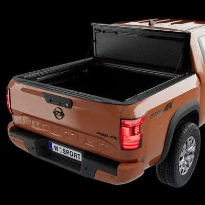 Image showing  AL4 Tri-Fold Tonneay Cover for 05-21 Nissan Frontier 5 ft., Bed