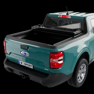 Image showing  AL4 Tri-Fold Tonneau Cover for 22-24 Ford Maverick 4ft, 5 in. Bed