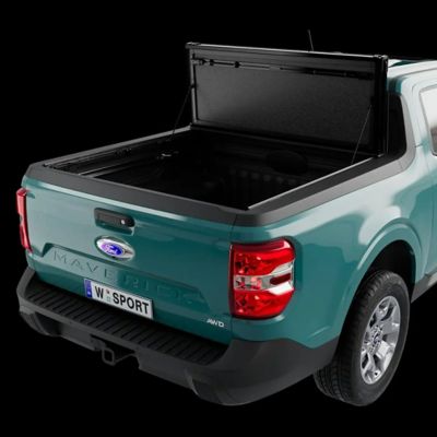 Image showing  AL4 Tri-Fold Tonneau Cover for 22-24 Ford Maverick 4ft, 5 in. Bed