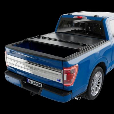 Image showing  AL4 Tri-Fold Tonneau Cover for 17-24 Ford Super Duty 6 ft., 10 in. Bed