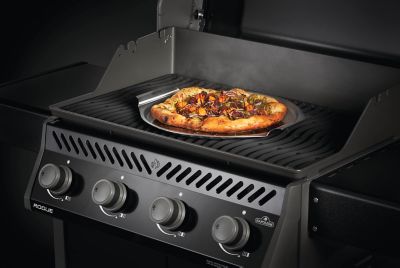 Image showing  14 in. (35.5cm) Stainless Steel Pizza Pan
