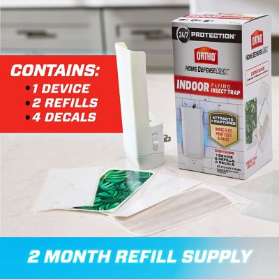 Image showing  Home Defense MAX Flying Insect Trap Starter Kit