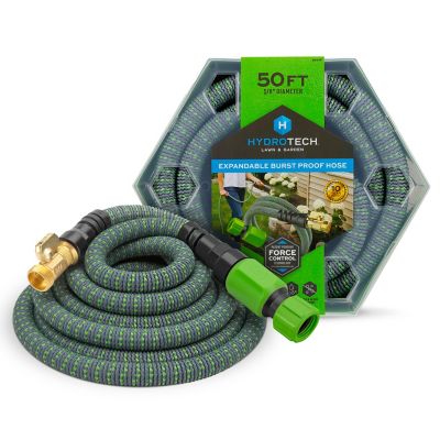 HydroTech 5/8 in. x 50 ft. Expandable Burst Proof Hose, Green