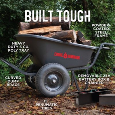 Image showing  Electric Powered 6CFT Wheelbarrow