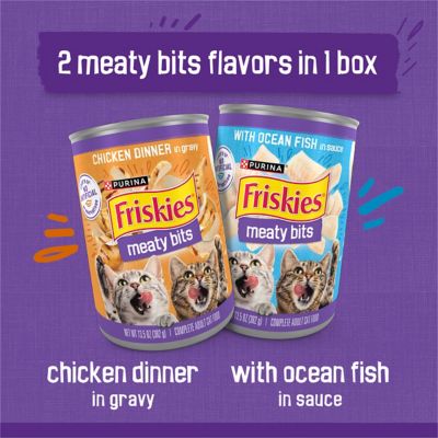 Image showing 6 th Purina Friskies Meaty Bits Variety Pack