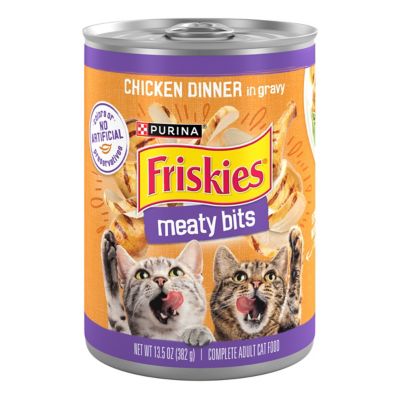 Purina Friskies Meaty Bits Chicken Dinner in Gravy