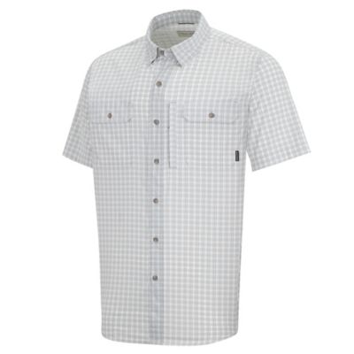 Image showing  Men's Patterned Short-Sleeve Button-Down Outdoorsman Shirt