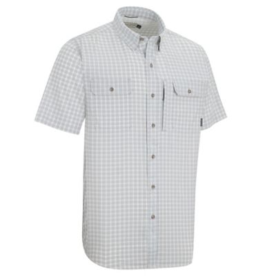 Image showing  Men's Patterned Short-Sleeve Button-Down Outdoorsman Shirt