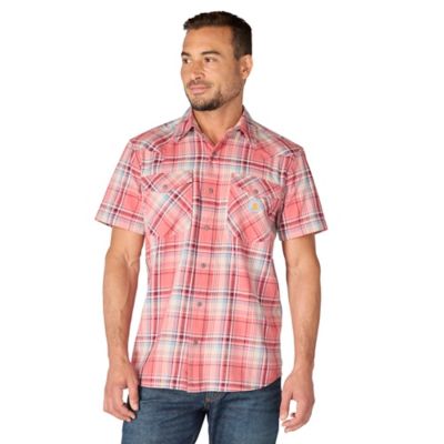 Image showing 1 th Carhartt Montana Bozeman Relaxed SS Plaid Shirt