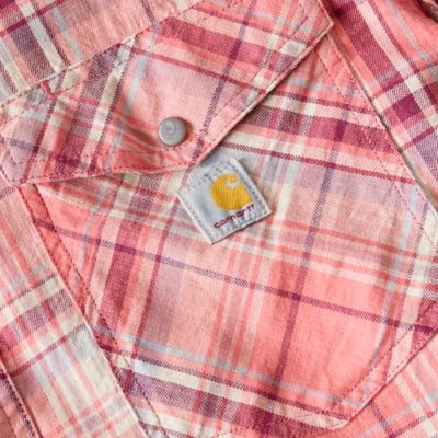 Image showing 8 th Carhartt Montana Bozeman Relaxed SS Plaid Shirt