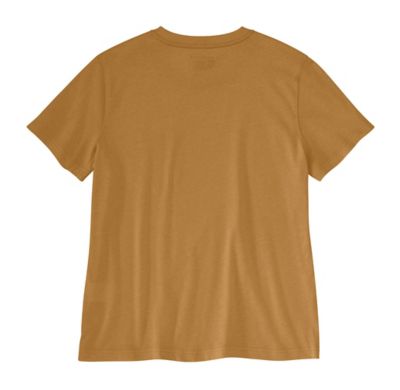 Image showing 1 th Carhartt Women's Relaxed Fit Lightweight Crew Neck Short-Sleeve Pocket T-Shirt