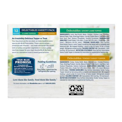 Image showing  Delectables Variety Pack Adult Lamb and Turkey Dinner