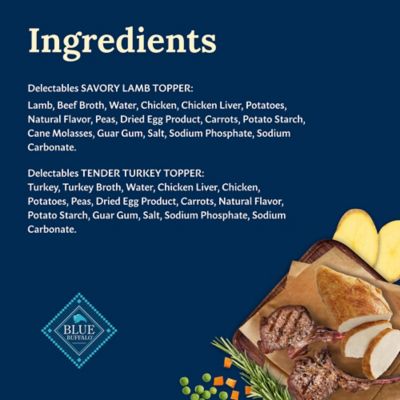 Image showing  Delectables Variety Pack Adult Lamb and Turkey Dinner