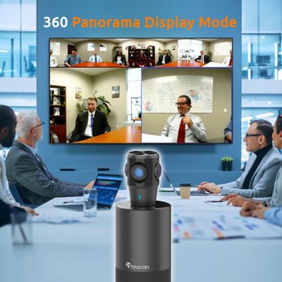 Image showing 7 th Toucan SC360 Video Conference System 360 with Auto Voice Tracking, Black