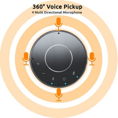 Image showing 6 th Toucan S100 Connect Conference Speaker, Black