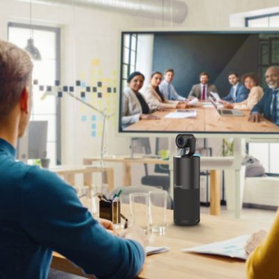 Image showing  SC100 Connect Video Conference System HD with Conference Speaker and Detachable Camera, Black