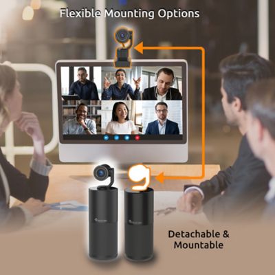 Image showing 7 th Toucan SC100 Connect Video Conference System HD with Conference Speaker and Detachable Camera, Black