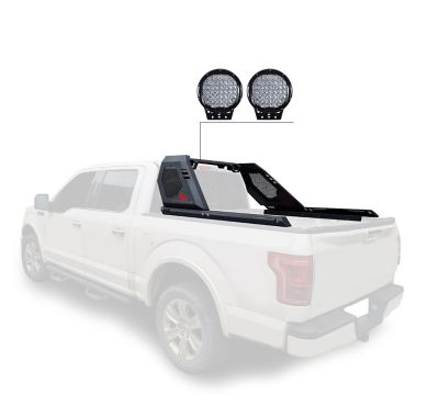 Image showing  Vigor Roll Bar Kit Modular Black fit 05-21 Nissan Frontier