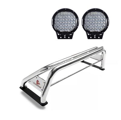 Black Horse Off Road Classic Roll Bar Kit Stainless Steel fits 99-24 Ford F-250/F-350 Super Duty/F-450 Super Duty