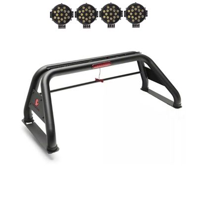 Black Horse Off Road Classic Roll Bar Kit fit 05-21 Nissan Frontier Black