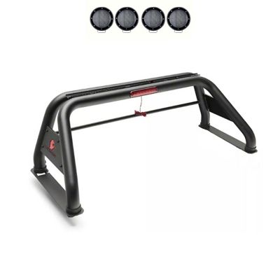 Black Horse Off Road Classic Roll Bar Kit for 05-21 Nissan Frontier Black