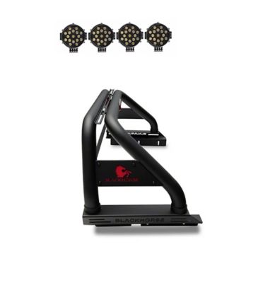 Black Horse Off Road Classic Roll Bar Kit BK fit 05-24 Toyota Tacoma