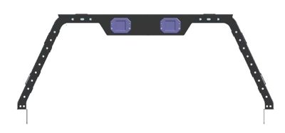 Image showing 1 th Black Horse Off Road Traveler Overland Utility Bed Rack Black fits Full Size Trucks and Small Trucks