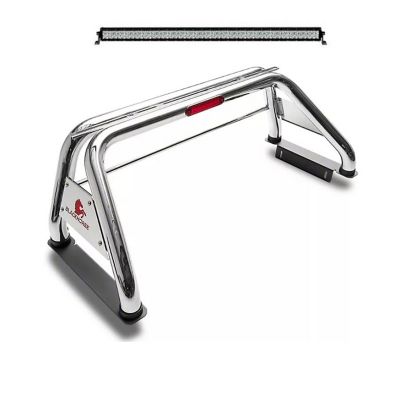Black Horse Off Road Classic Roll Bar Kit Stainless fits 99-24 Ford F-250 /F-350 Super Duty/F-450 Super Duty