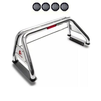 Black Horse Off Road Classic Roll Bar Kit Stainless fits 99-24 Ford F-250 Super Duty/F-350 /F-450 Super Duty