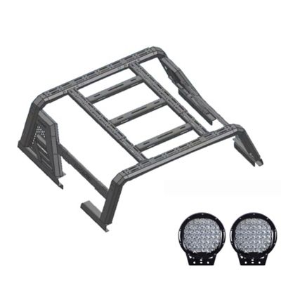 Image showing  Armour II Roll Bar with Overland Kit For 14-22 Silverado 1500/14-24 Sierra 1500/F-150/Ram 150007-24 Tundra