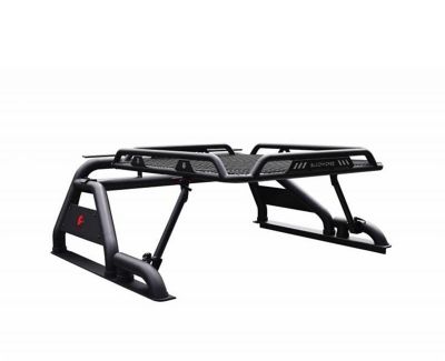 Image showing 1 th Black Horse Off Road Warrior Roll Bar Black Fits 1/2 Ton Trucks (GM Silverado 14+/Ford F150 15+/Dodge Ram 15+)