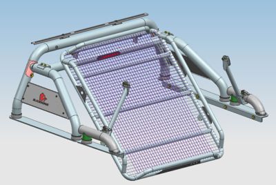 Image showing 3 th Black Horse Off Road Warrior Roll Bar Black Fits 1/2 Ton Trucks (GM Silverado 14+/Ford F150 15+/Dodge Ram 15+)