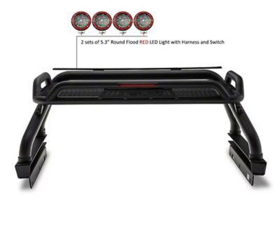 Image showing  Atlas Roll Bar Kit Black for 2019-2024 Ford Ranger