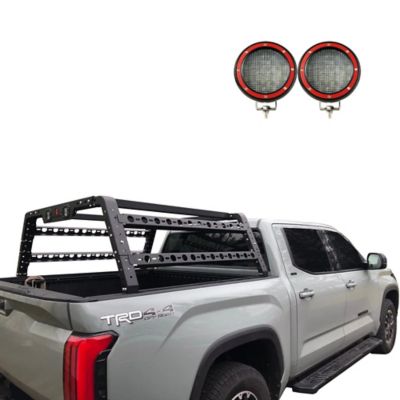 Image showing  Traveler Overland Utility Bed Rack Kit Black fits Full Size Trucks and Small Trucks