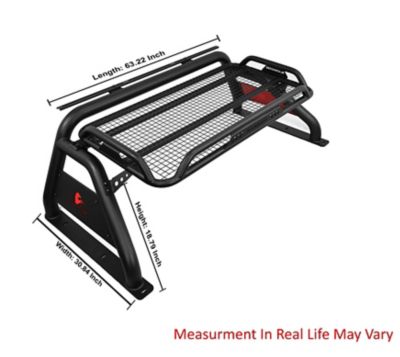 Image showing  Atlas Roll Bar Black fit 05-21 Nissan Frontier