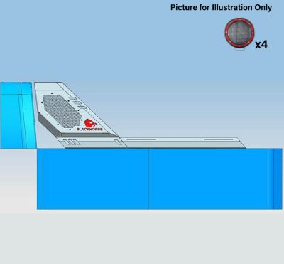 Image showing  Vigor Roll Bar Kit Modular Black fits 07-25 Silverado 1500/Sierra 150009-25 Ram 1500/F-15007-25 Tundra
