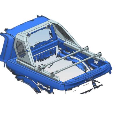 Image showing  Vigor Roll Bar with Cross Bar Modular Black fits 2005-2021 Nissan Frontier