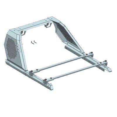 Image showing  Vigor Roll Bar with Cross Bar Modular Black fits 2005-2021 Nissan Frontier