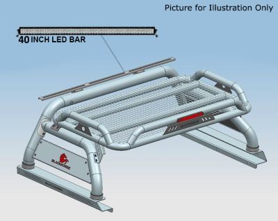 Image showing  Atlas Roll Bar Kit fits 05-21 Nissan Frontier, Black