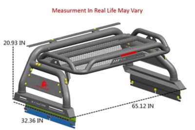 Image showing  Atlas Roll Bar Kit fits 05-21 Nissan Frontier, Black